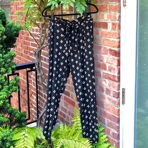 Old Navy Pattern Pants with Front Tie